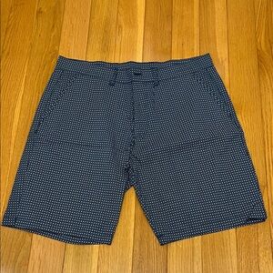 Armani Exchange Navy Blue Patterned Men's Shorts
